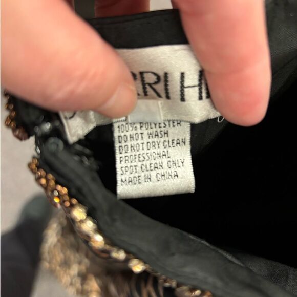 Sherri Hill Ladies 2 Black Leopard Formal Dress NEW Style - Picture 3 of 5